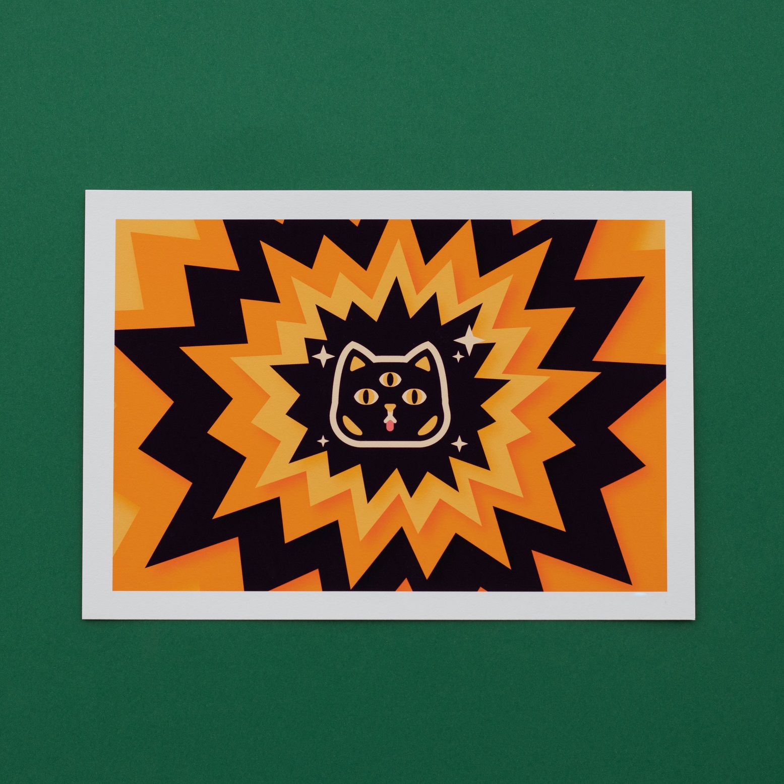 Vue grand angle de TenshiCat format A4