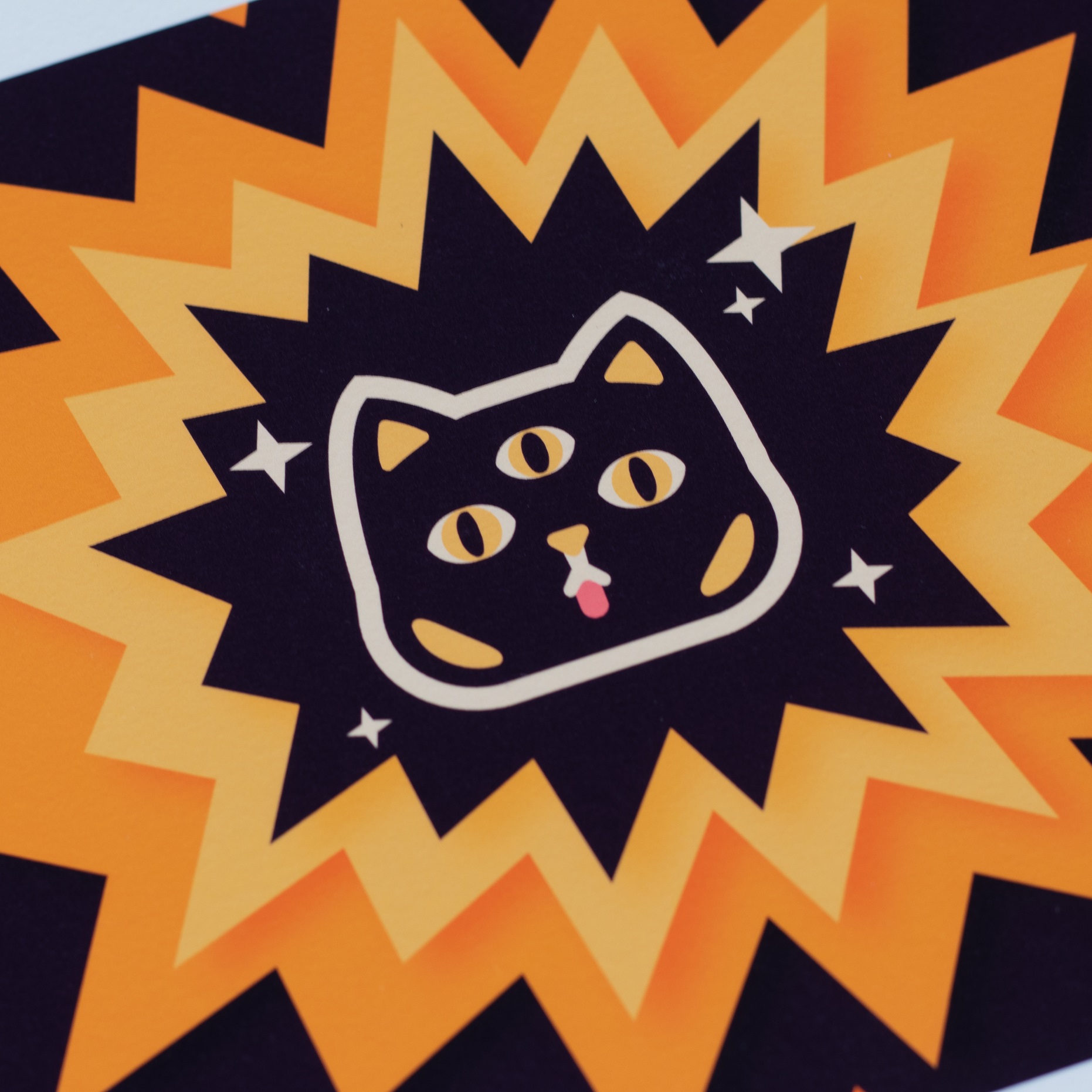 Vue petit angle du TenshiCat format A4